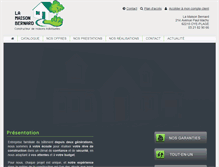 Tablet Screenshot of lamaison-bernard.com